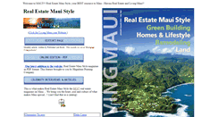 Desktop Screenshot of maui-style.com